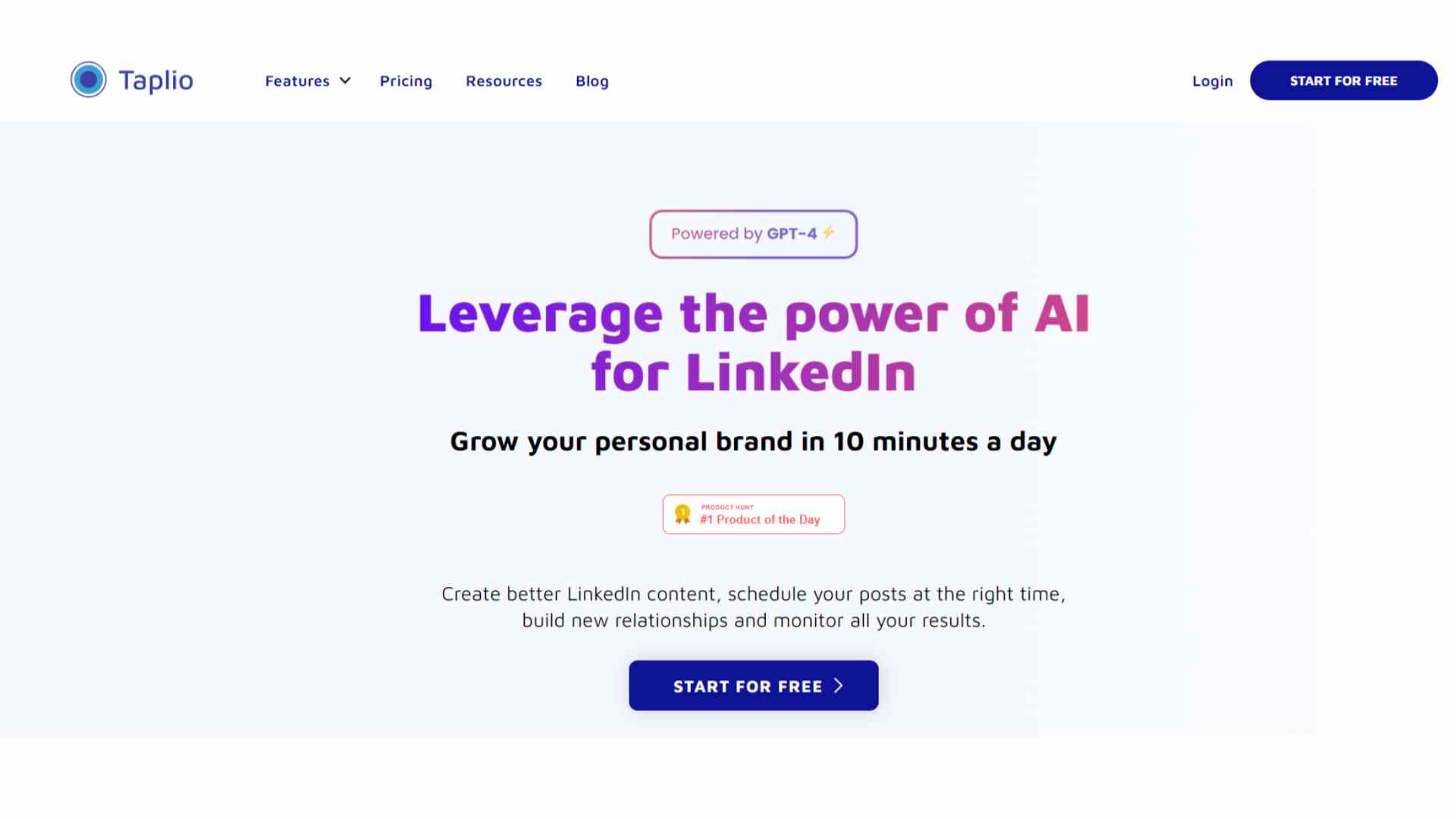 Taplio: The All-in-One LinkedIn Solution for Personal Branding and Business Growth